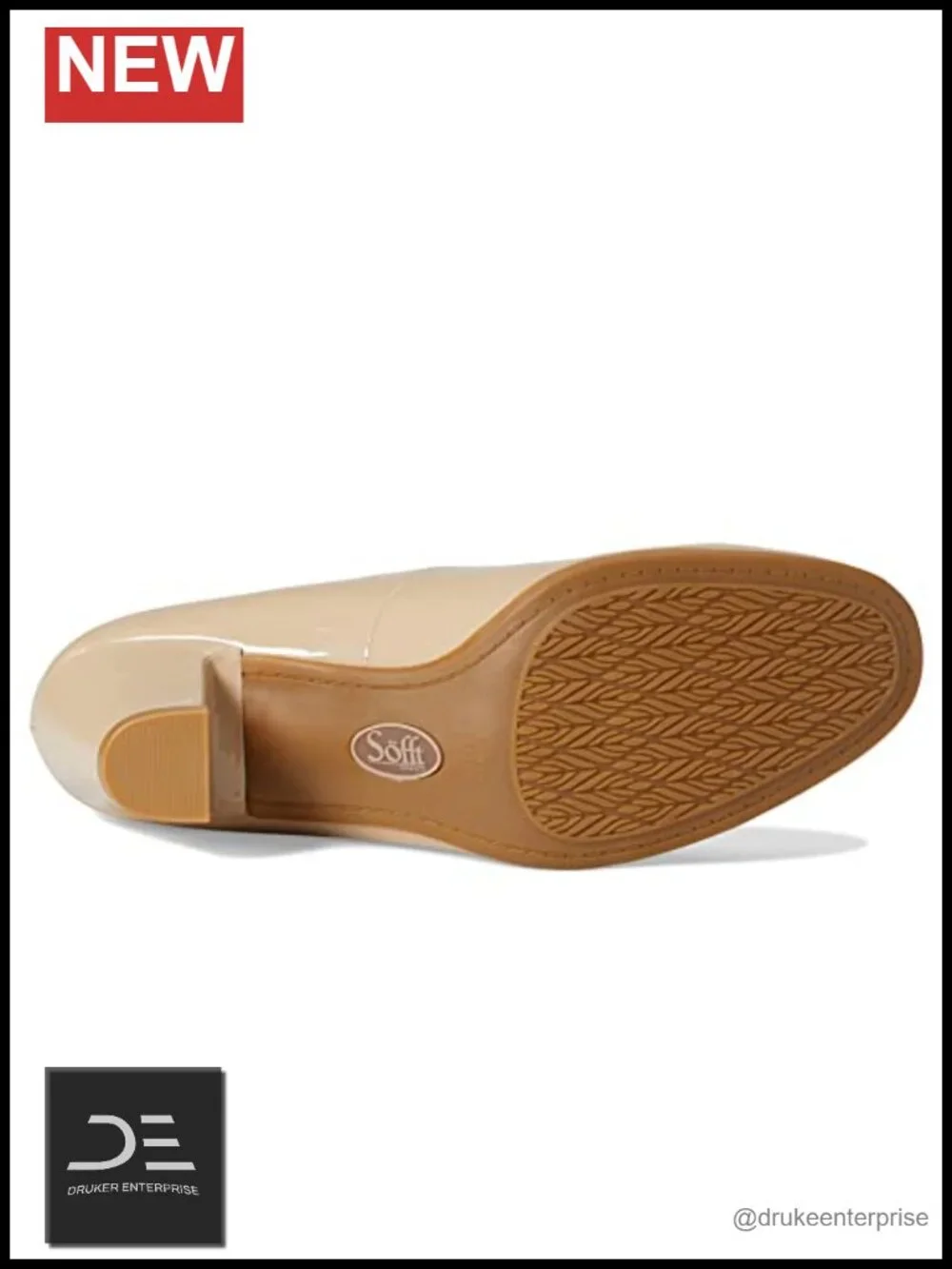 Leather Block Heel Slip On Sandals Closed Toe Women's Pumps